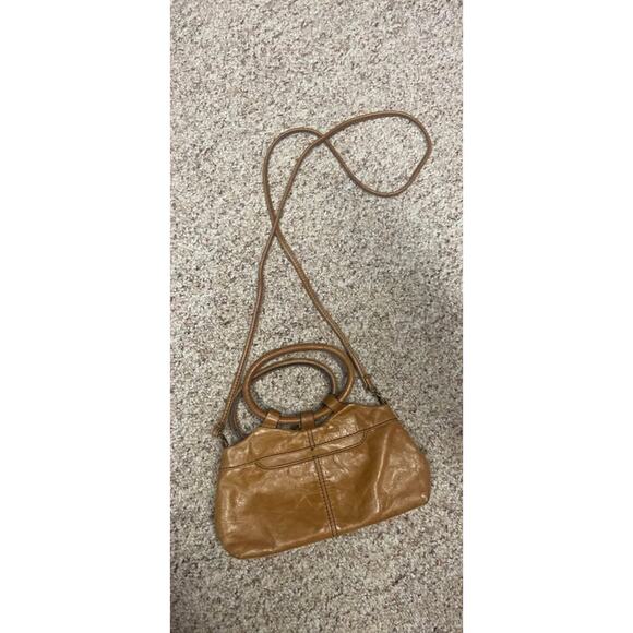 hobo leather tiny purse | approx 8 x 4 inches - Picture 1 of 3